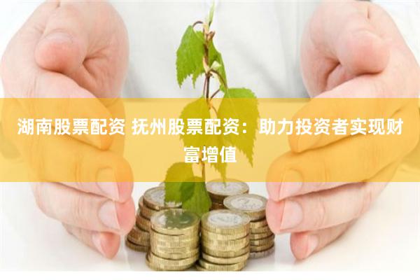 湖南股票配资 抚州股票配资：助力投资者实现财富增值